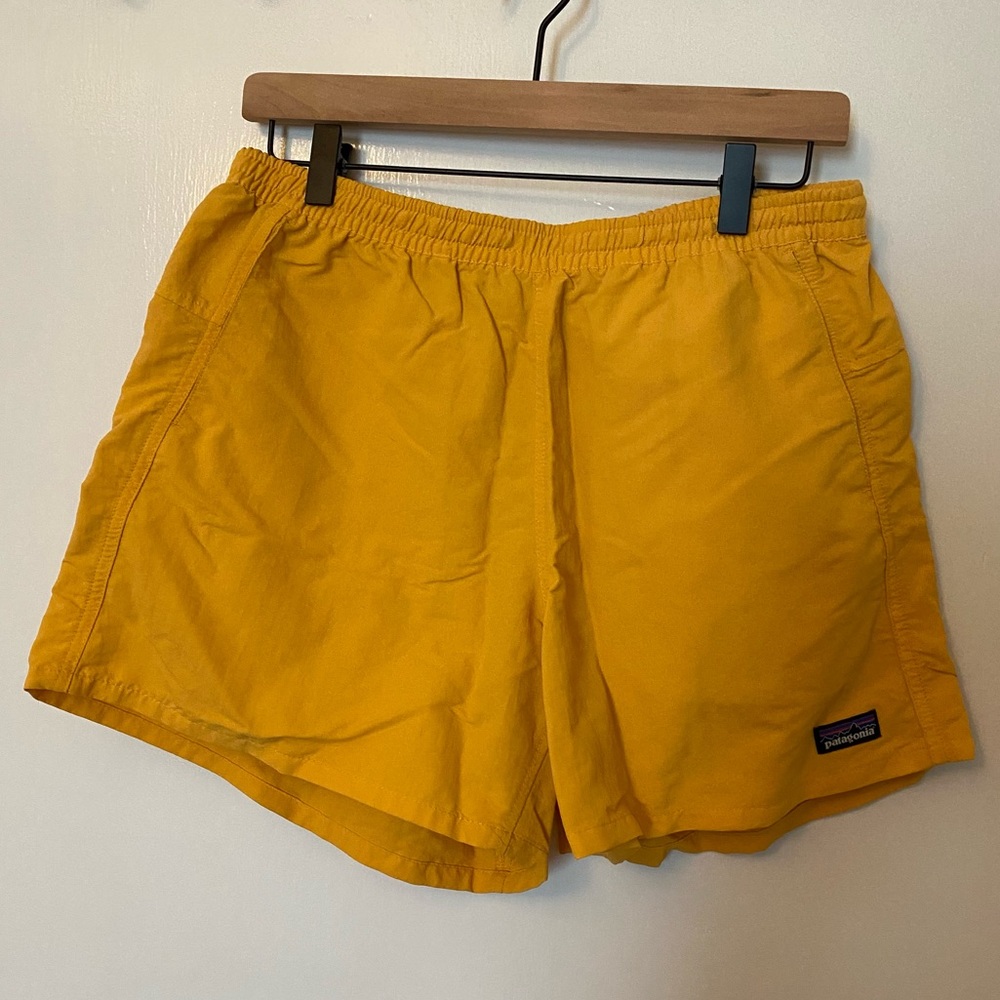 Saffron Yellow Patagonia Baggie Shorts